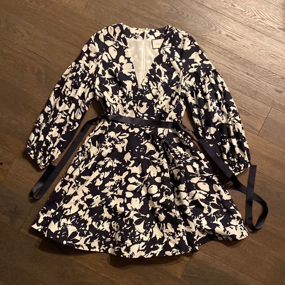 Alexis Navy & White Floral Dress